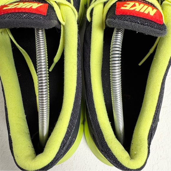 Nike Dark Gray Neon Running Sneaker Men Sz 12 - Picture 8 of 11